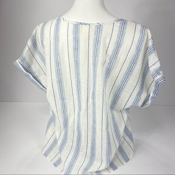 H&M Logg Lagenlook Pullover Striped Blouse - Picture 9 of 16